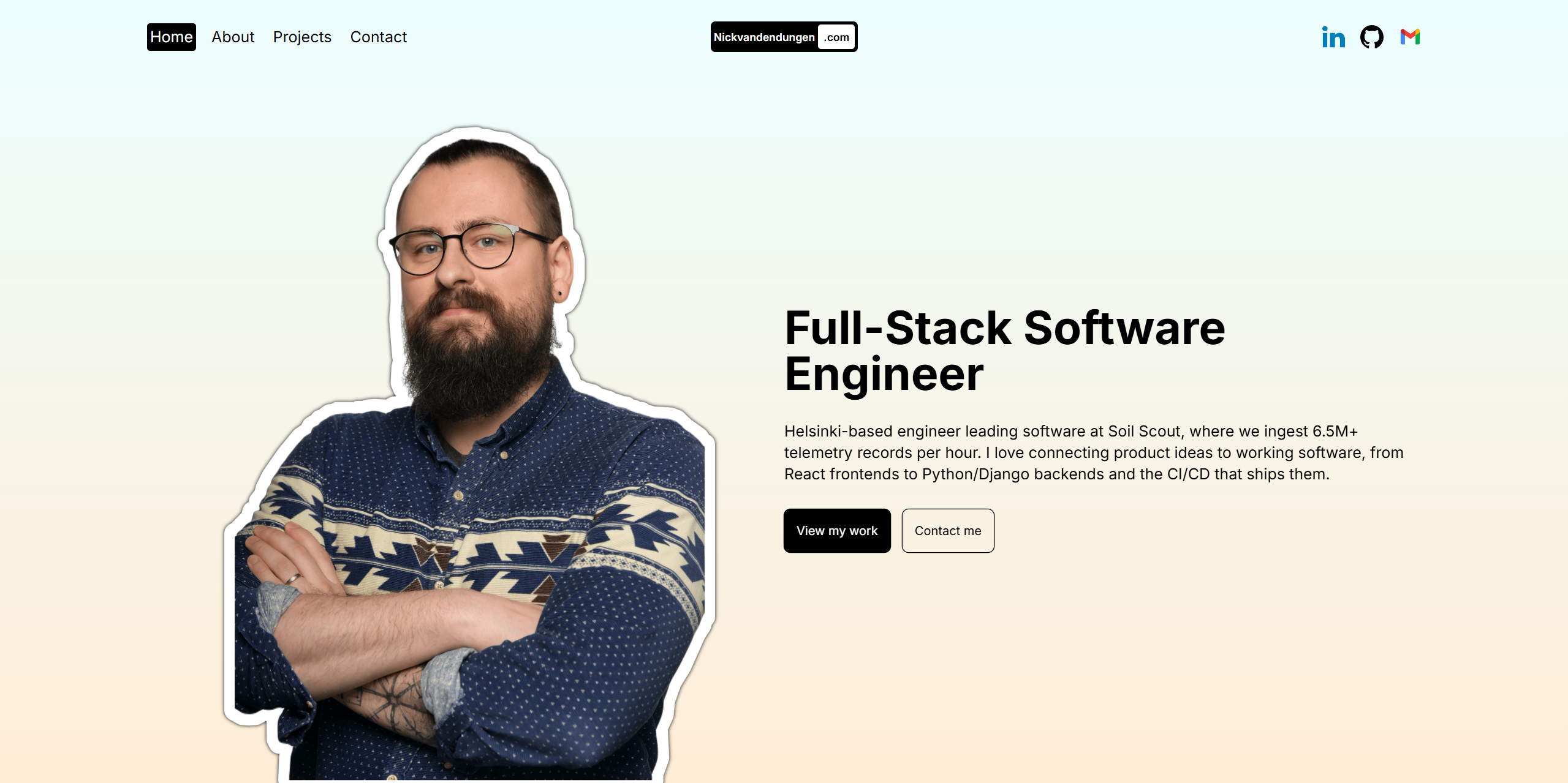 Portfolio Website preview